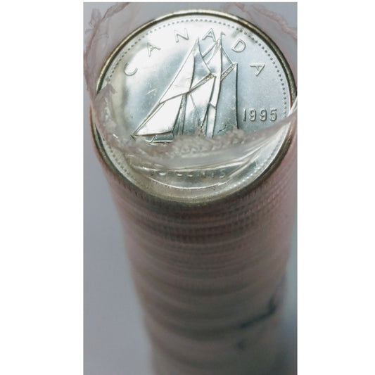 1995 Canada 10-cent Original Roll of 50pcs