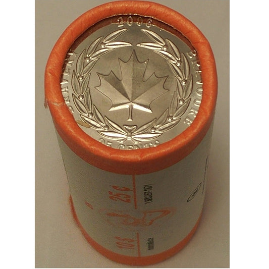 2006 Logo Canada Bravery 25-cent Original Roll of 40pcs (Special or regular wrap)