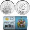 2014 Canada 50-cent Special Wrap Roll of 25pcs