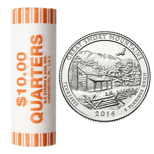 2014 US National Parks - Smoky Mountains D - Original Roll of 40pcs