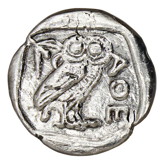 RSSC 40 gram Athenian Owl Tetradrachm Design .999 Fine Silver Round (No Tax)