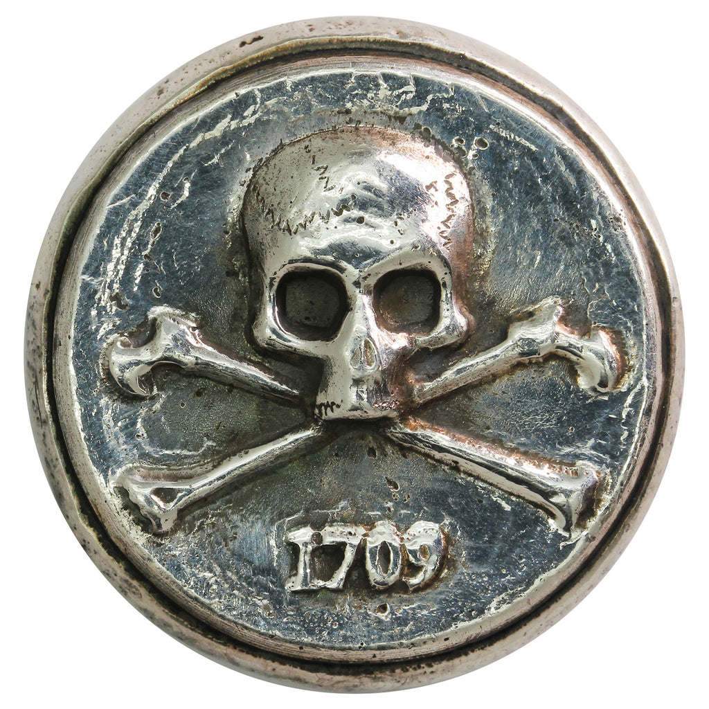 RSSC 1oz 1709 Skull & Crossbones .999 Fine Silver Round (No Tax) Light Toning