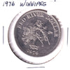 1976 Winnipeg Red River Dollar Trade Token: Home of the Red River Ex