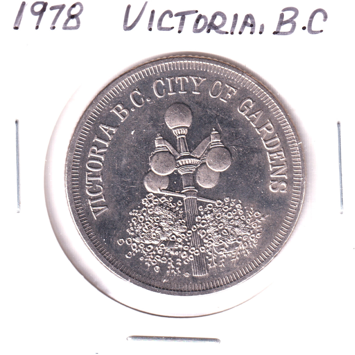 1978 Victoria, BC, Trade Dollar Token: Empress Hotel