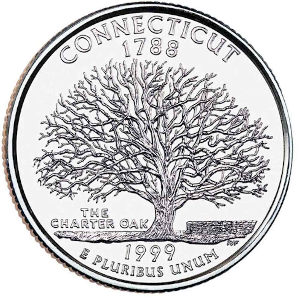 1999-D Connecticut USA Statehood Quarters (MS-60)