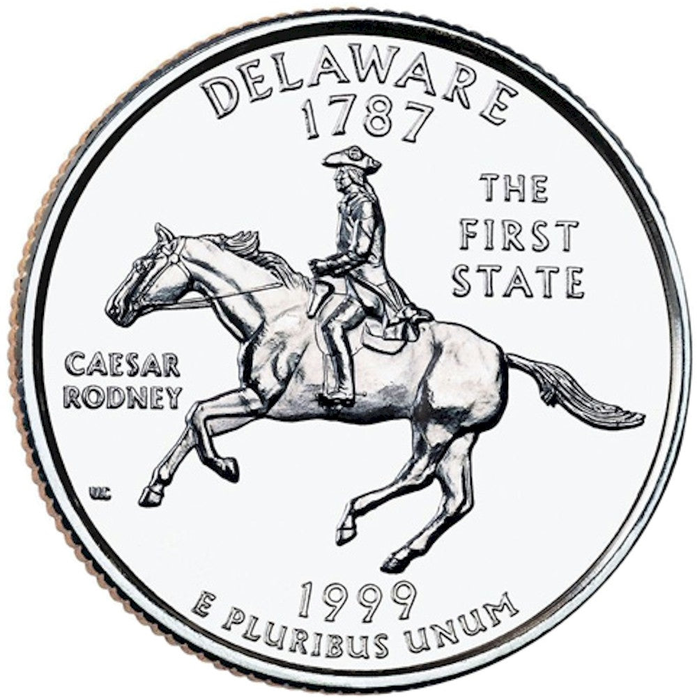 1999-D Delaware USA Statehood Quarters (MS-60)