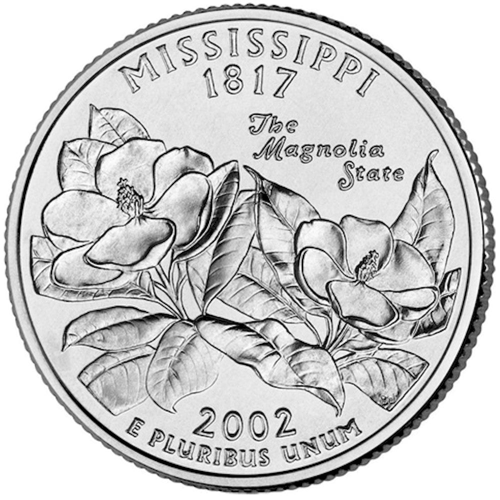 2002-P Mississippi USA Statehood Quarters (MS-60)