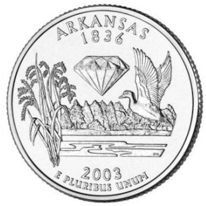 2003-D Arkansas USA Statehood Quarters (MS-60)