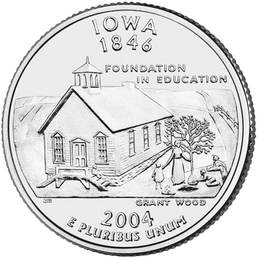 2004-D Iowa USA Statehood Quarters (MS-60)