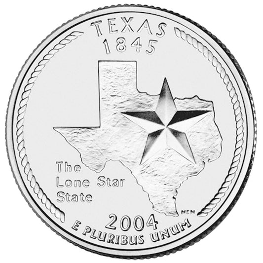 2004-D Texas USA Statehood Quarters (MS-60)