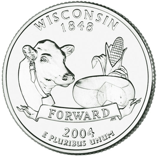 2004-D Wisconsin USA Statehood Quarters (MS-60)