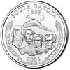 2006-P South Dakota USA Statehood Quarter Uncirculated (MS-60)