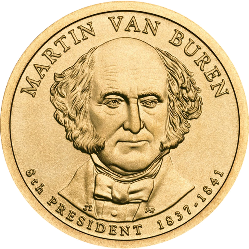 2008-D USA Presidential Dollar - Martin Van Buren Uncirculated (MS-60)