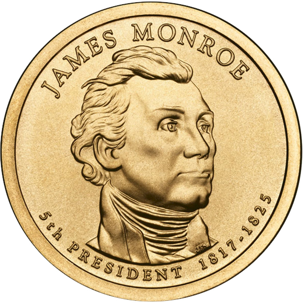 2008-P USA Presidential Dollar - James Monroe Uncirculated (MS-60)