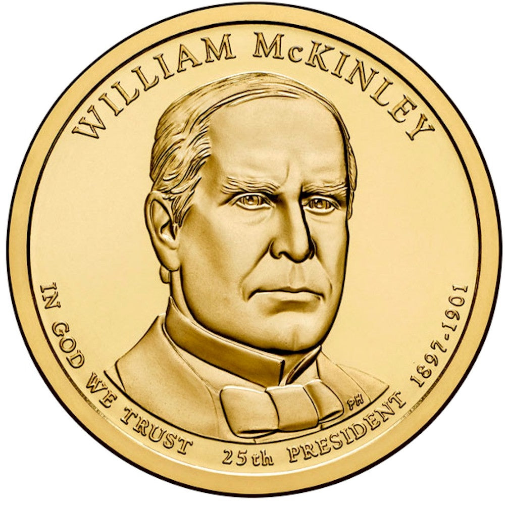 2013-P USA Presidential Dollar - William McKinley Uncirculated (MS-60)