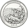 2014-D Shenandoah USA National Parks Quarter Uncirculated (MS-60)