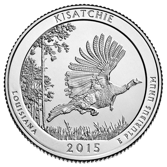 2015-P Kisatchie USA National Parks Quarter Uncirculated (MS-60)