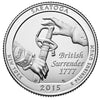 2015-D Saratoga USA National Parks Quarter Uncirculated (MS-60)