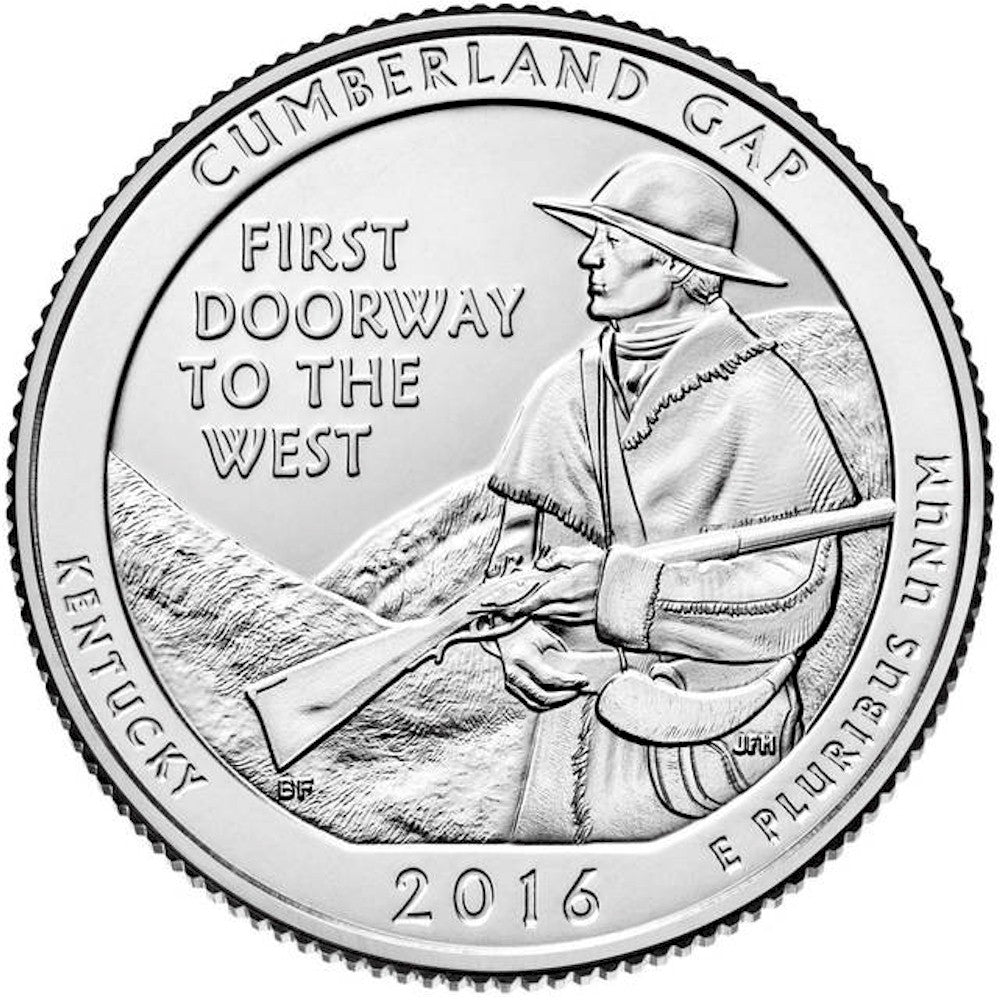 2016-D Cumberland Gap USA National Parks Quarter Uncirculated (MS-60)