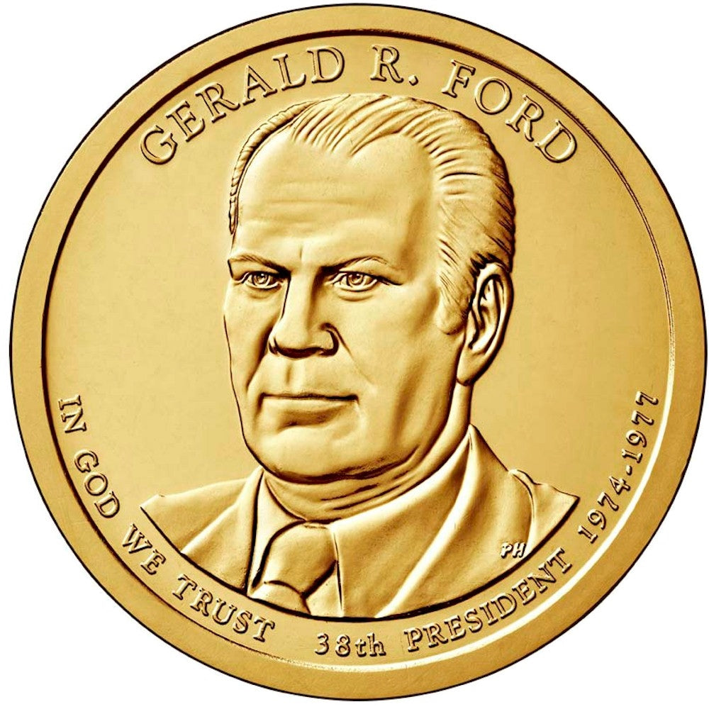 2016-P USA Presidential Dollar - Gerald Ford Uncirculated (MS-60)