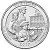 2017-P Ellis Island USA National Parks Quarter Uncirculated (MS-60)