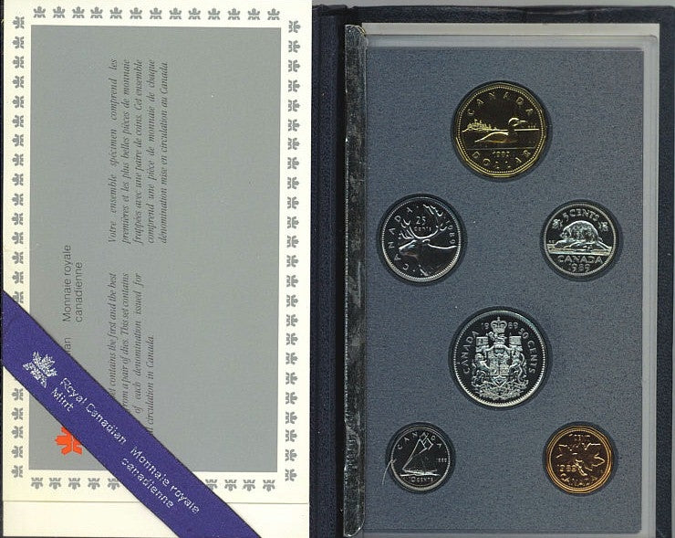 1989 Canada Specimen 6-coin set