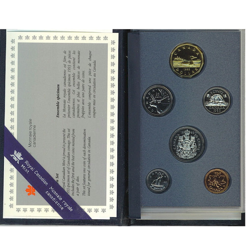 1993 Canada Specimen 6-coin set