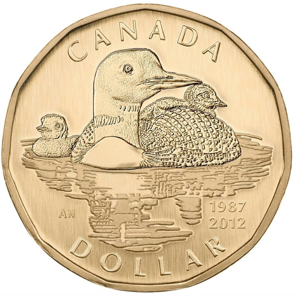 2012 Canada 25th Anniversary of the Loonie Specimen Set