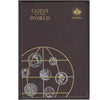 Coins of the World Brown Vinyl Album with 142 pockets