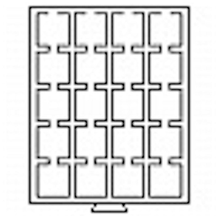 Numis Coin Box for 2x2 Coin Holders - 20 spaces up to 50mm. MB20M