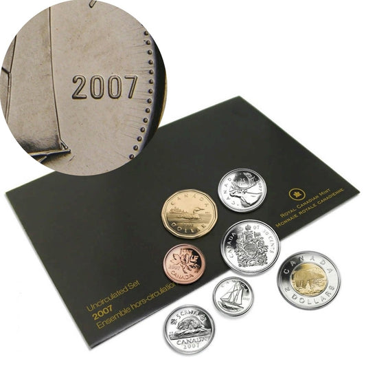 2007 Canada Straight 7 Variety Proof Like Set