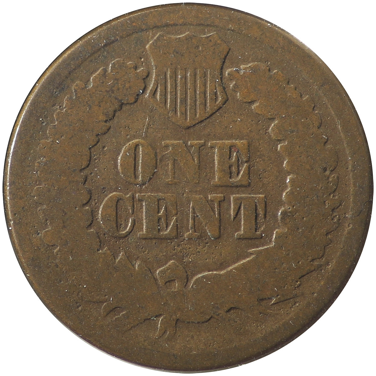 1865 Plain 5 USA Cent About Good (AG-3)