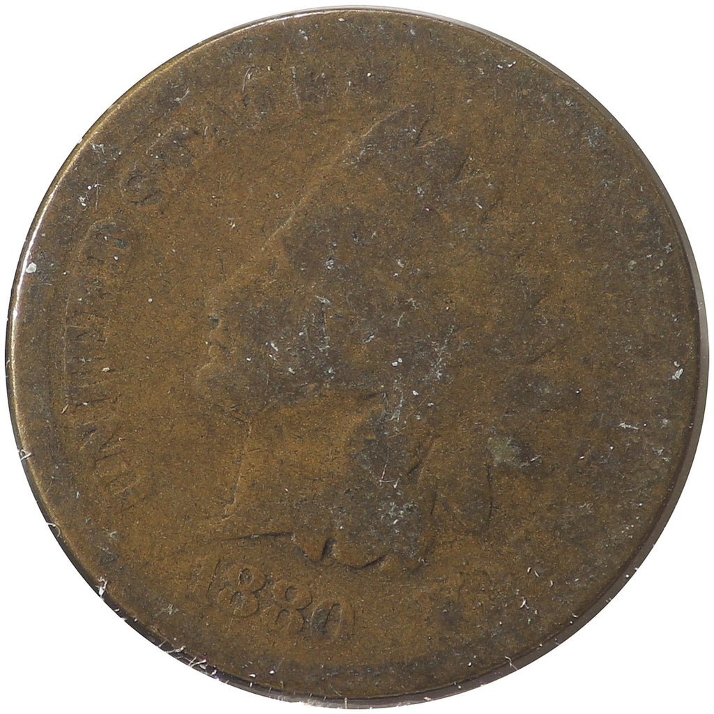 1880 USA Cent About Good (AG-3)