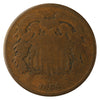 1864 Large Motto USA 2-cents About Good (AG-3)