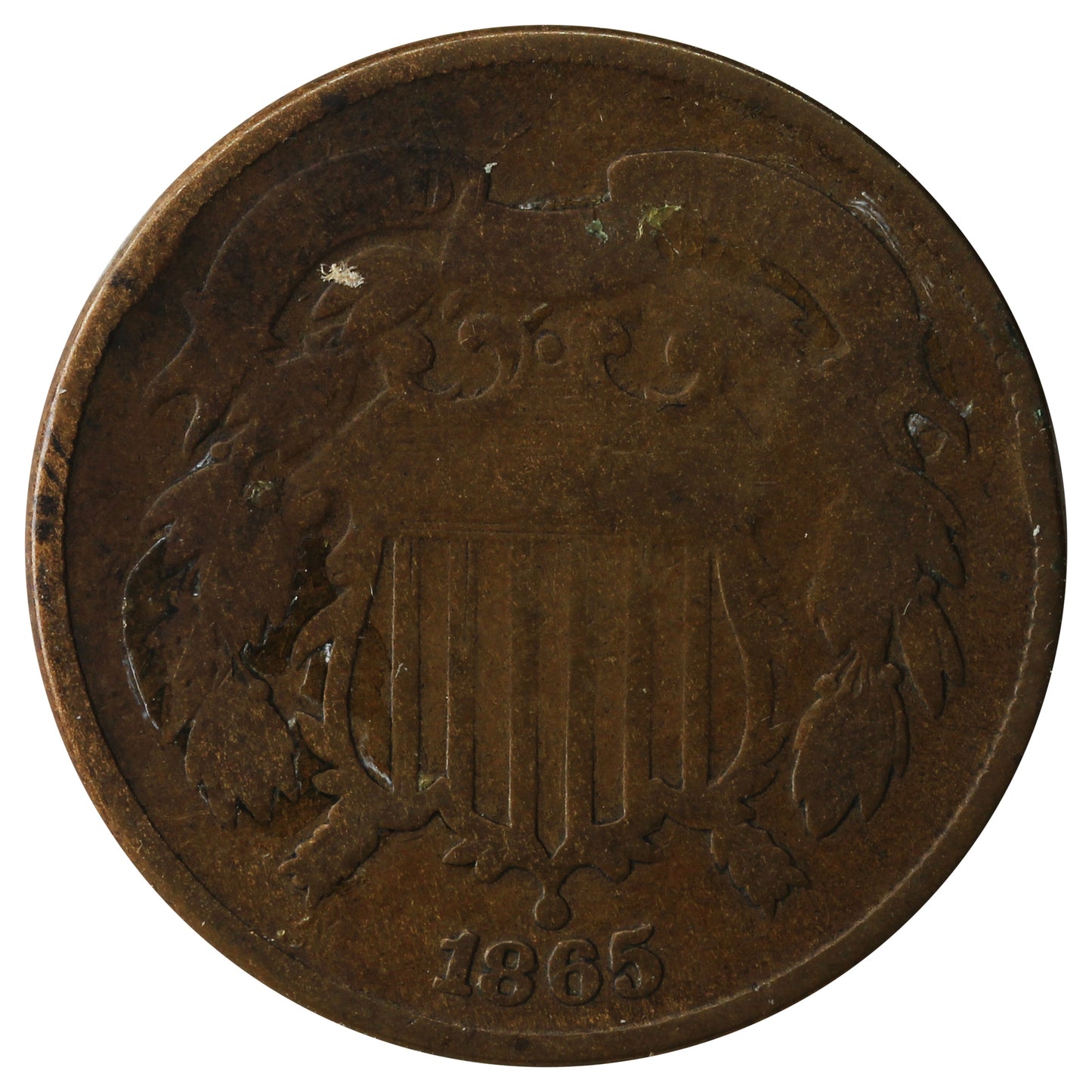 1865 USA 2 Cents G-VG (G-6)