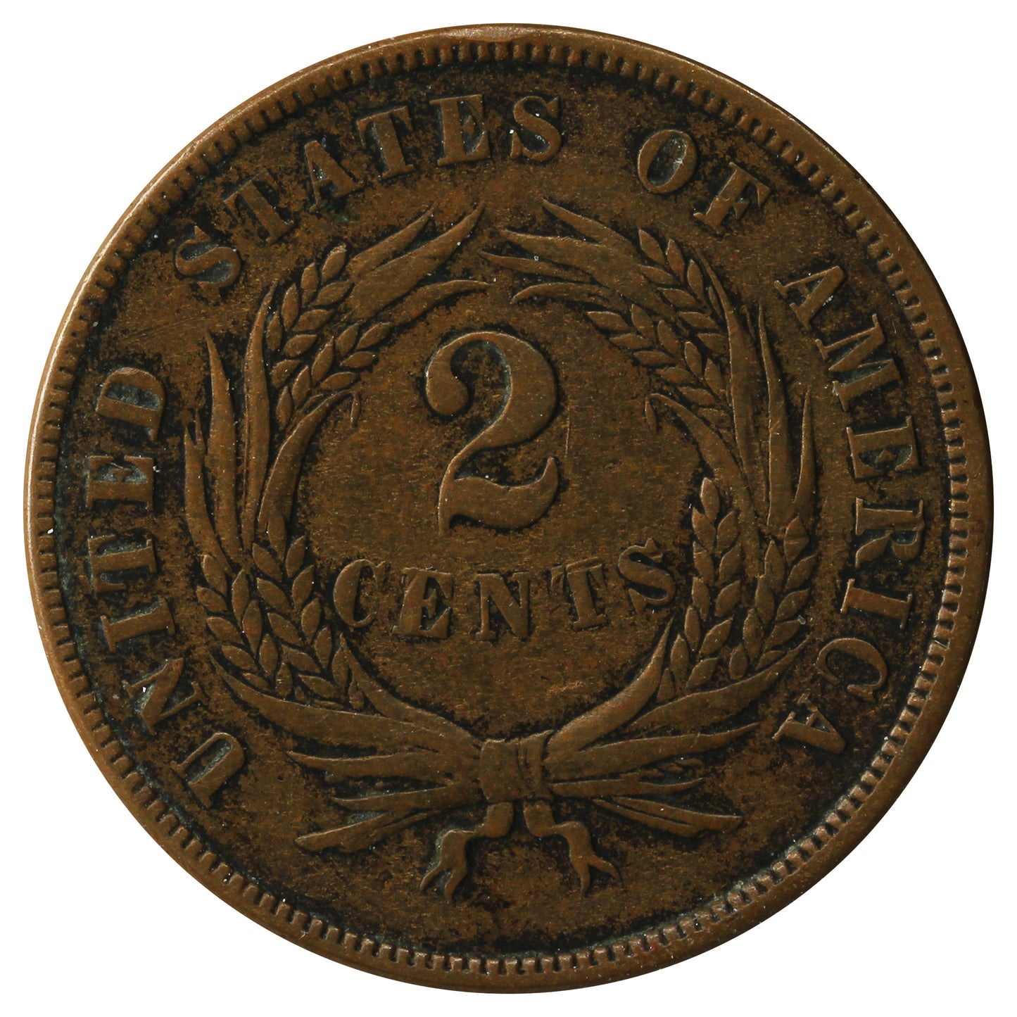 1867 USA 2 Cents Very Fine (VF-20)