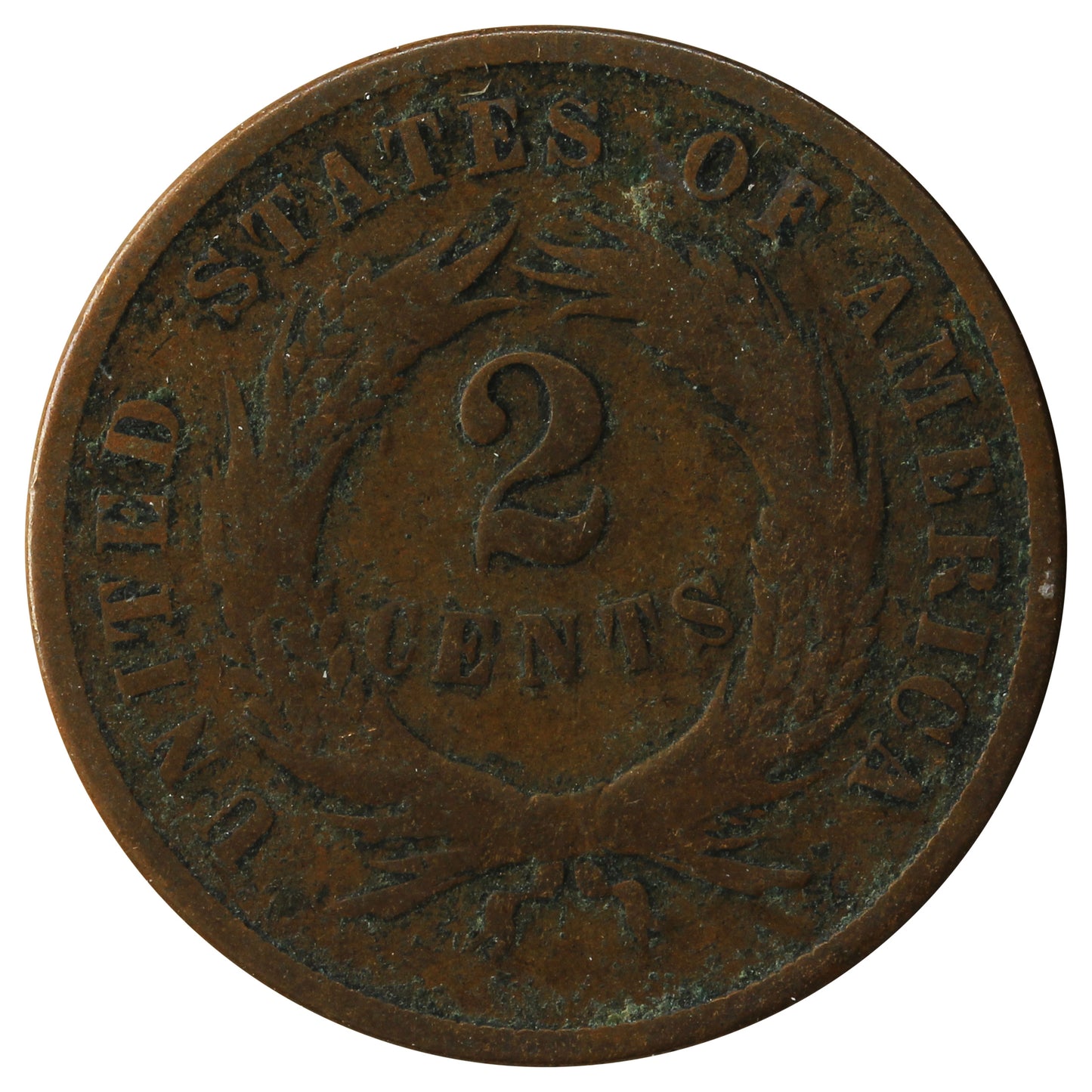 1868 USA 2 Cents G-VG (G-6)