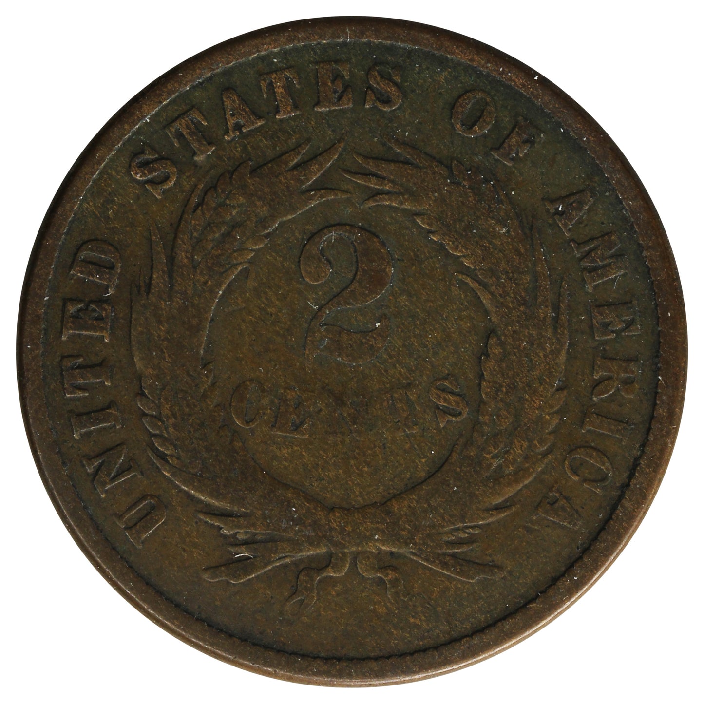 1871 USA 2 Cents G-VG (G-6)