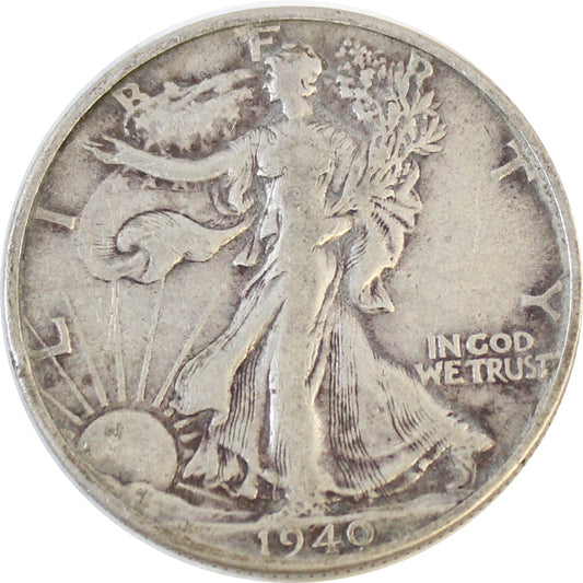 1940 USA Half Dollar Circulated