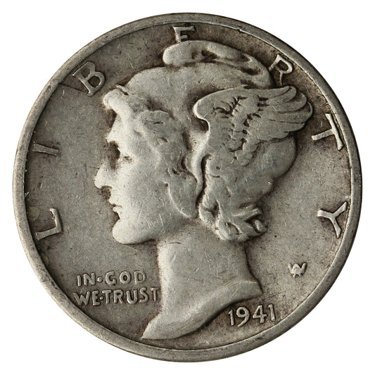 1941 S USA Dime Very Fine (VF-20)