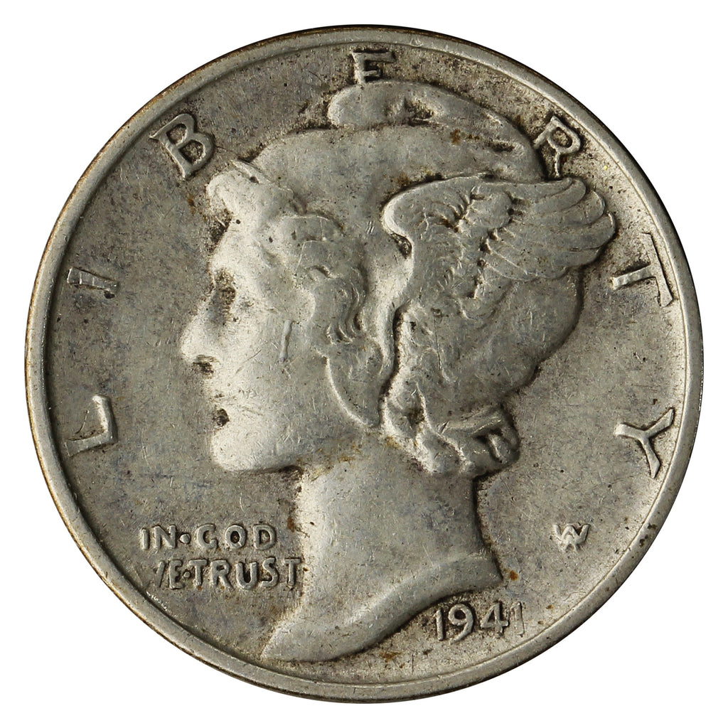 1941 USA Dime Extra Fine (EF-40)