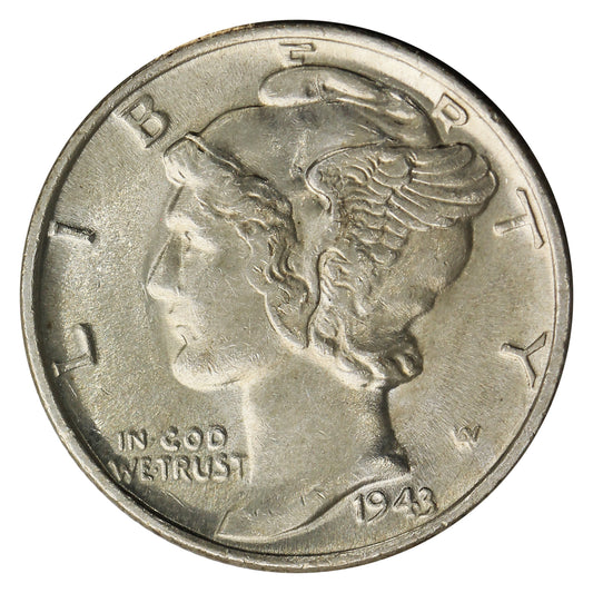 1943 USA Dime Brilliant Uncirculated (MS-63)