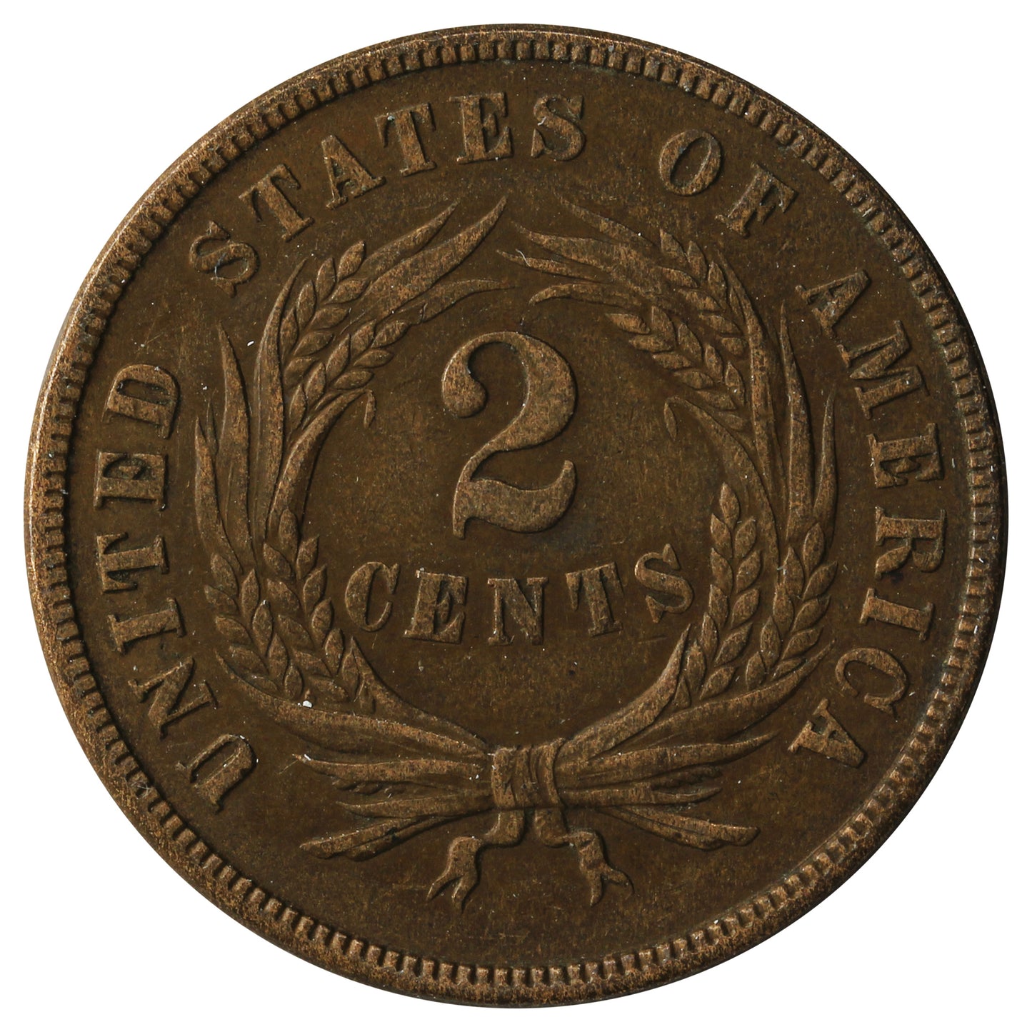 1868 USA 2 Cents VF-EF (VF-30) $