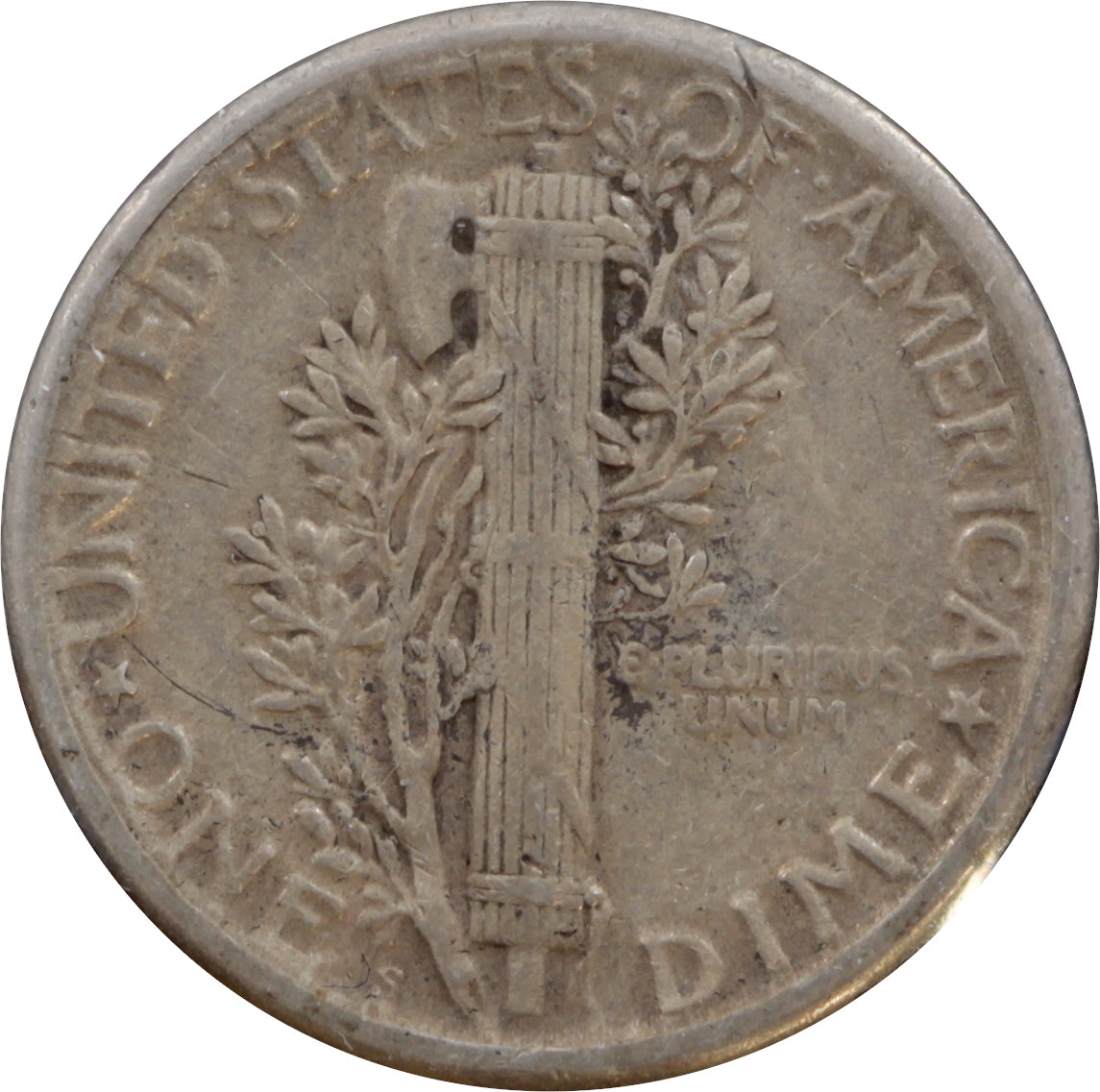 1918 S USA Dime VF-EF (VF-30)