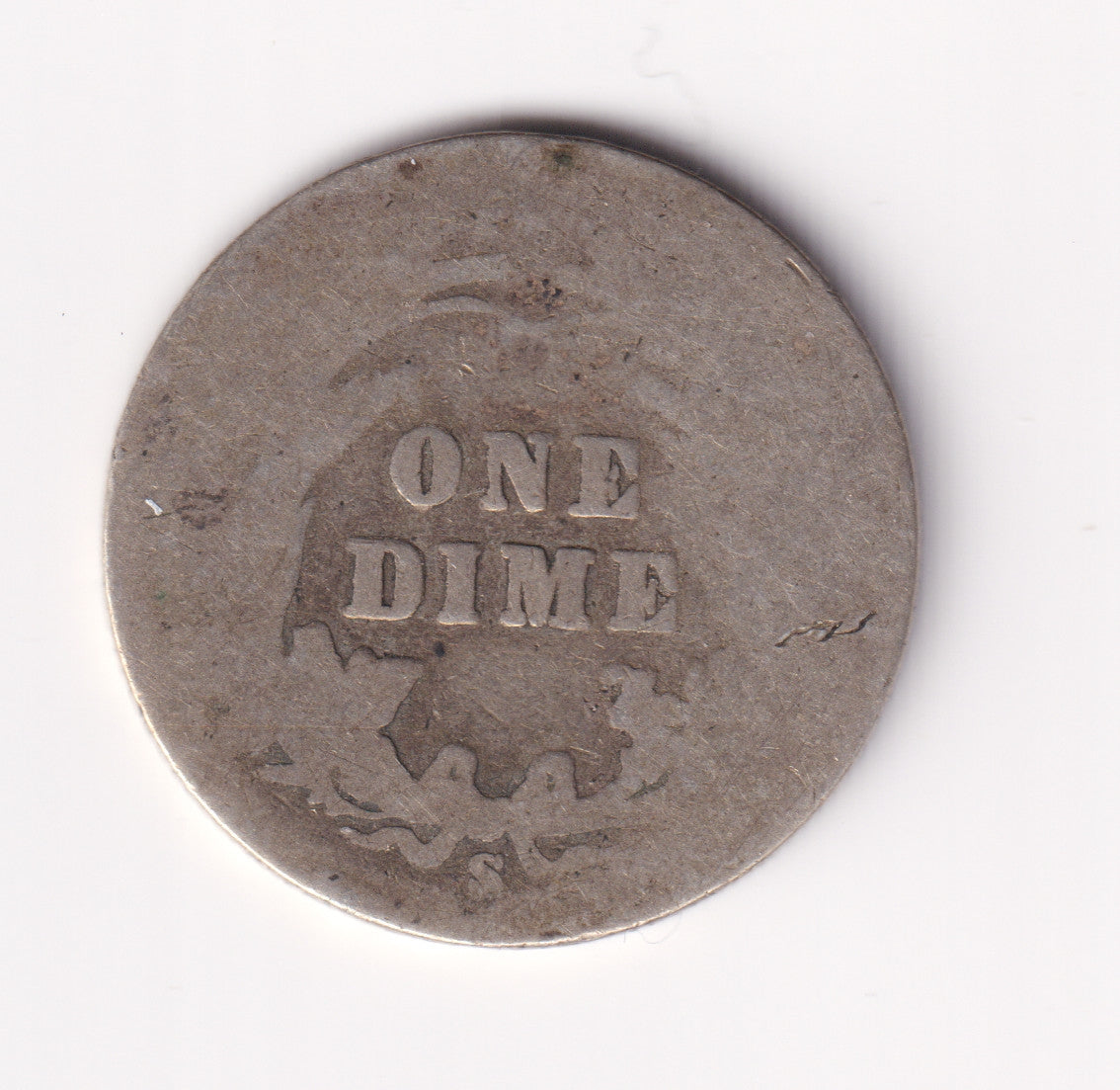 1900 S USA Dime About Good (AG-3)