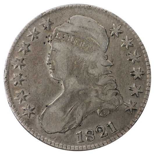 1821 USA Half Dollar F-VF (F-15) $