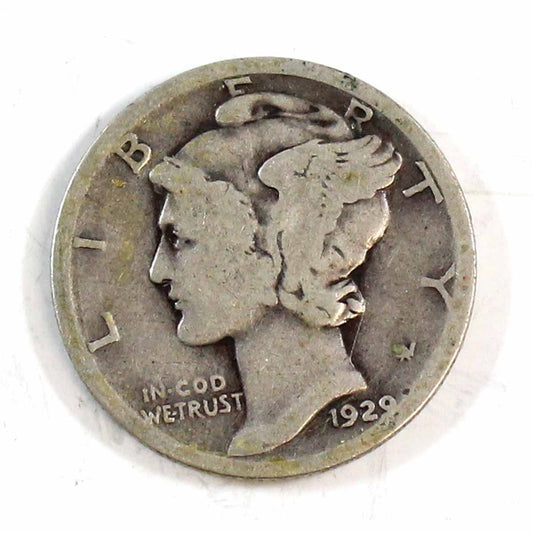 1929 USA Dime Circulated