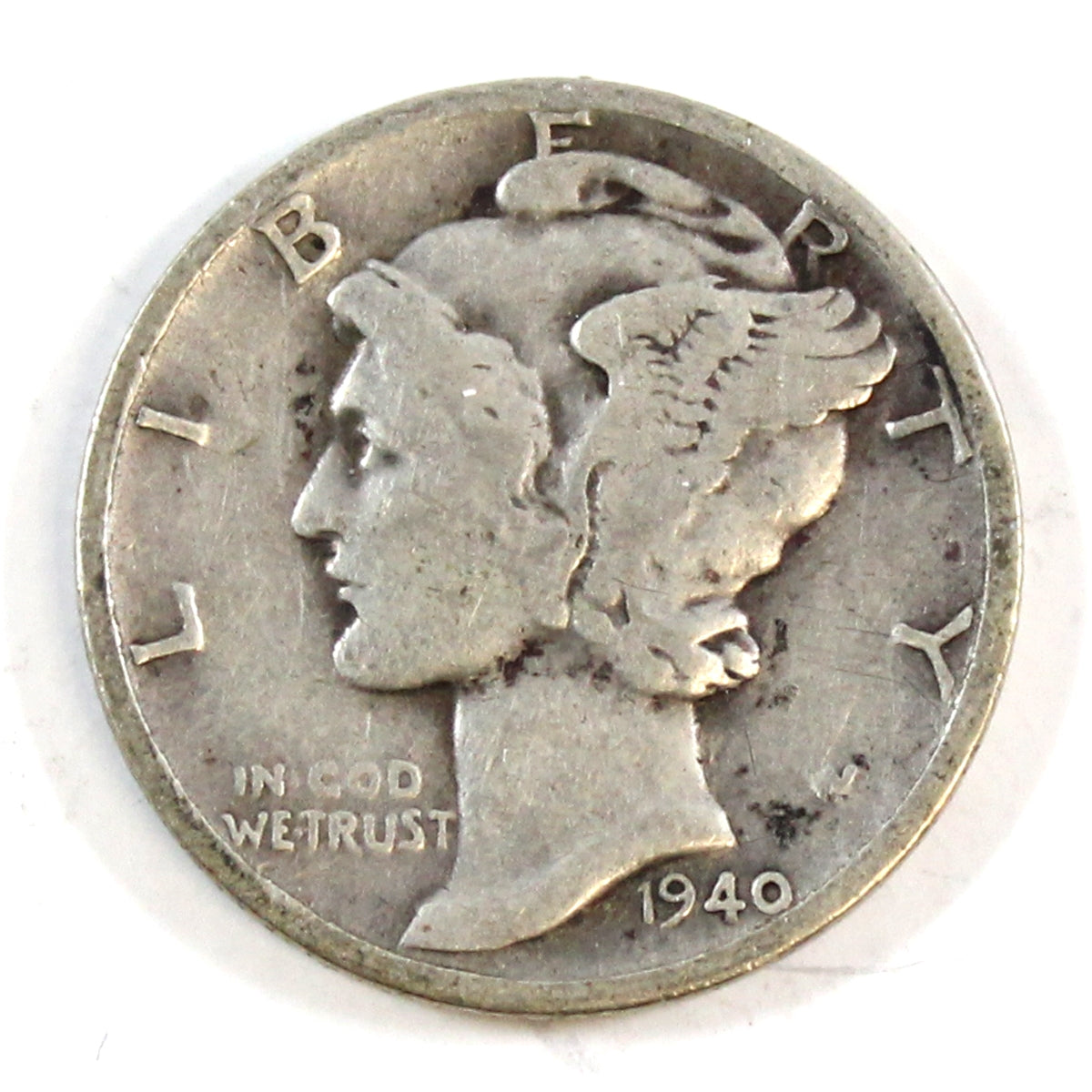 1940 D USA Dime Circulated