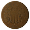 1866 USA 2 Cents About Good (AG-3)