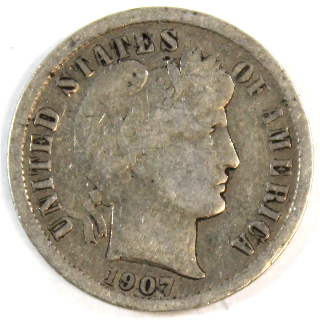 1907 USA Dime G-VG (G-6)